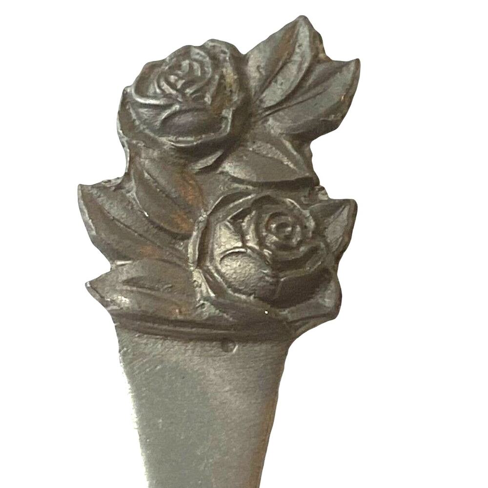Roses Dessert Collector Spoon Demitasse Collectible Flatware Silverware